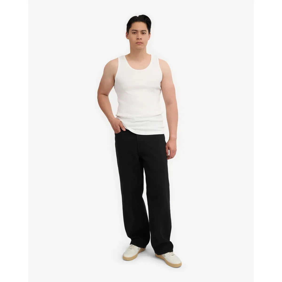 Colorful Standard Organic Rib Tank Top - Optical White