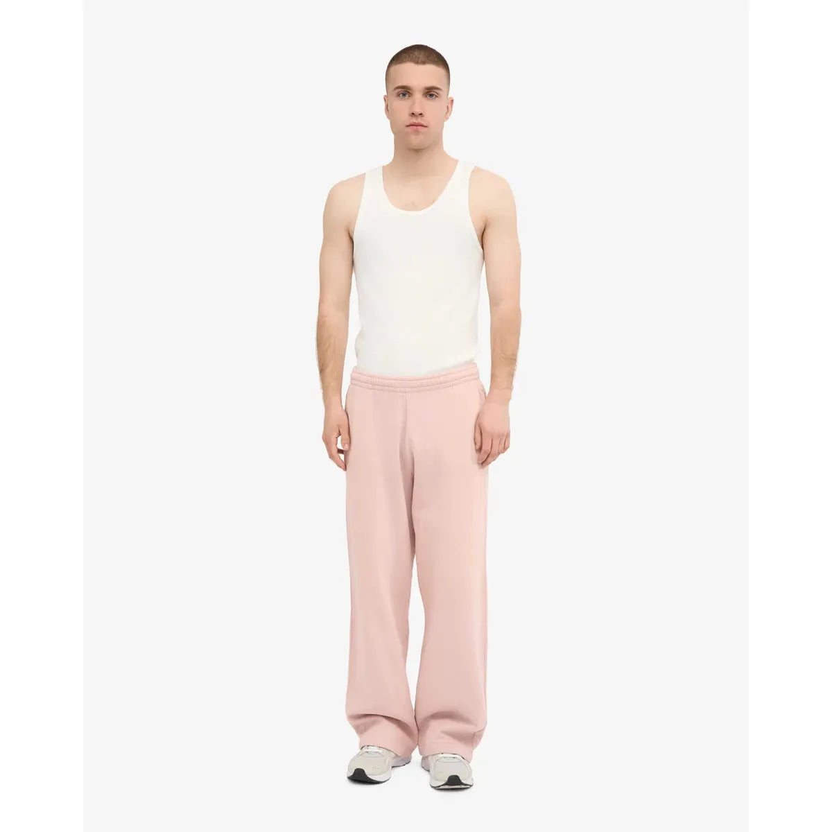 Colorful Standard Organic Straight Leg Sweatpants - Faded Pink