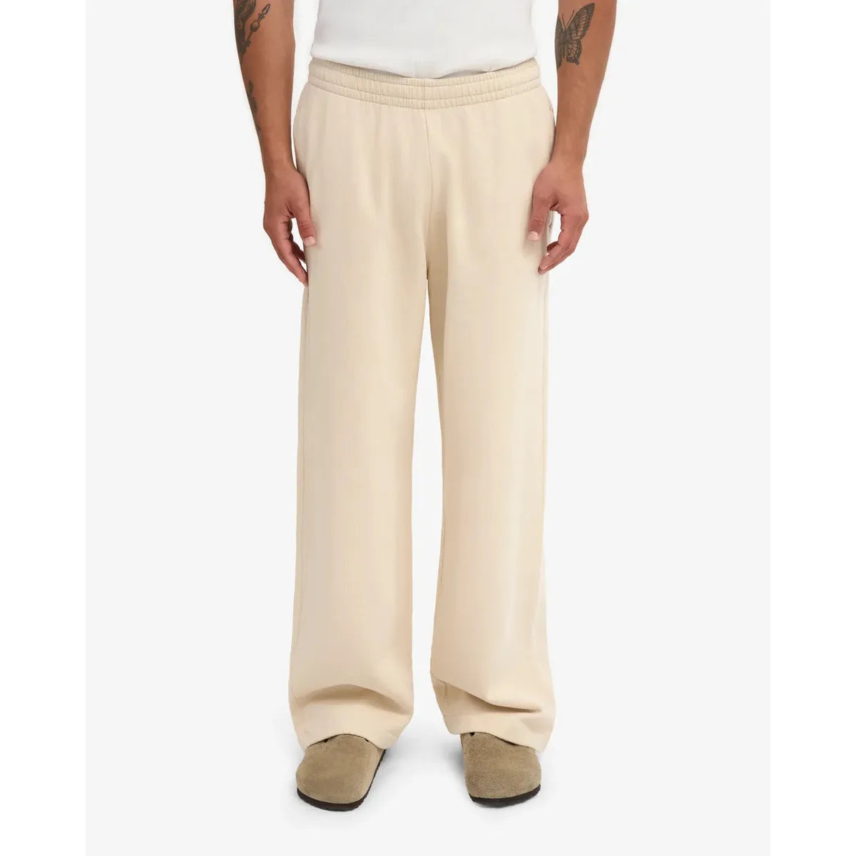 Colorful Standard Organic Straight Leg Sweatpants - Ivory White