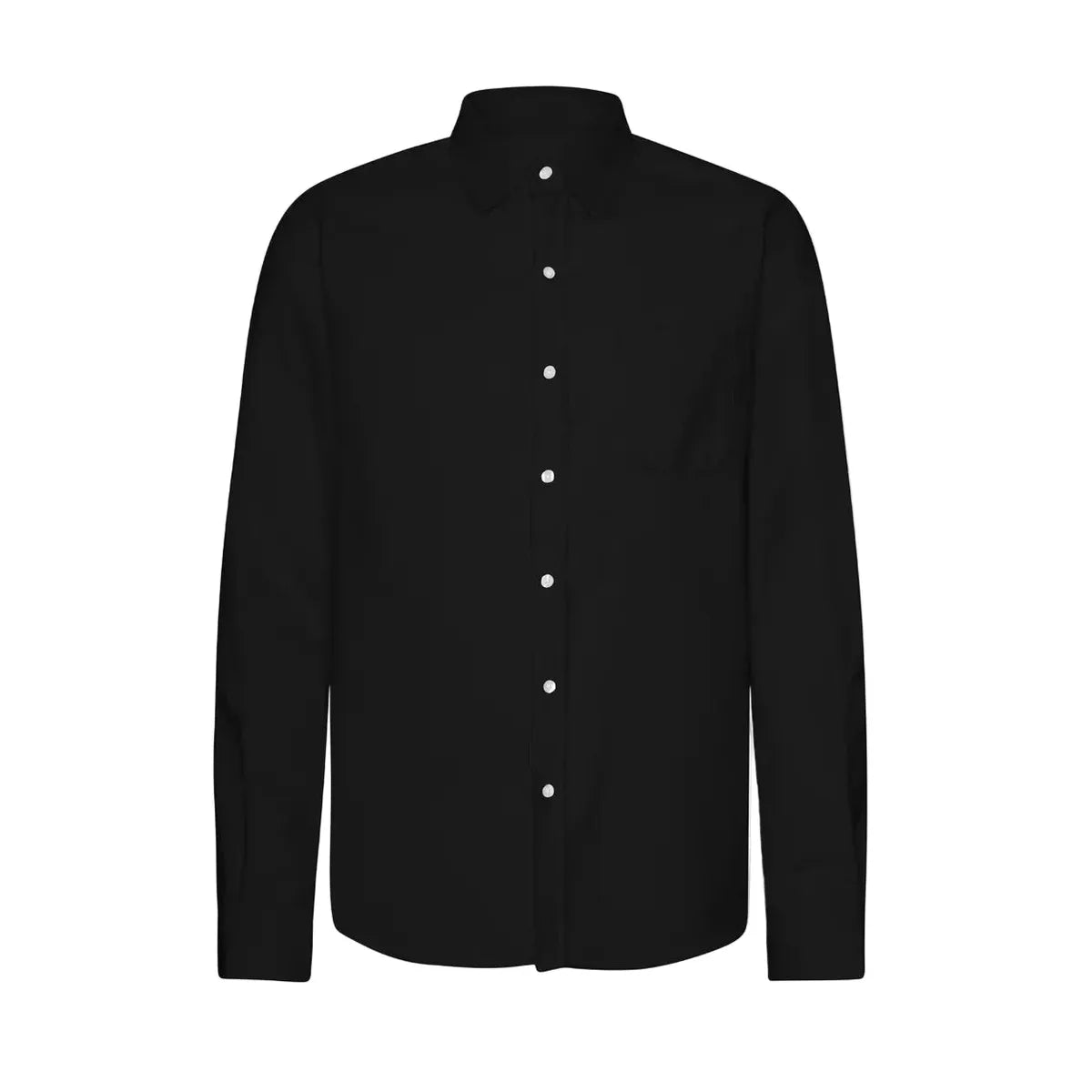 Colorful Standard Organic Flannel Shirt - Deep Black