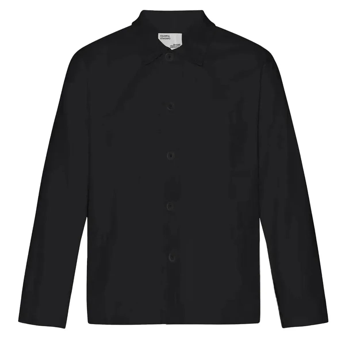 Colorful Standard Organic Workwear Jacket in Deep Black