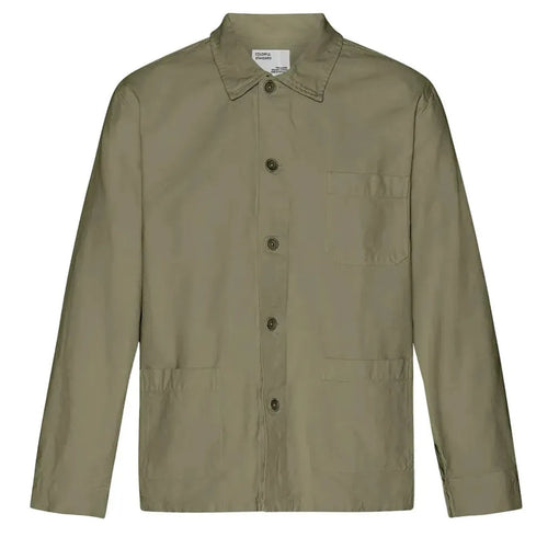 Colorful Standard Organic Workwear Jacket in Dusty Olive