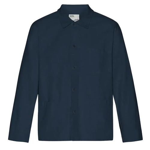Colorful Standard Organic Workwear Jacket in Navy Blue