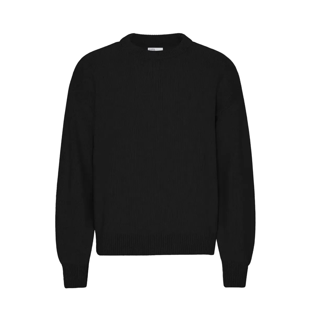 Colorful Standard Oversized Merino Wool Crew - Deep Black