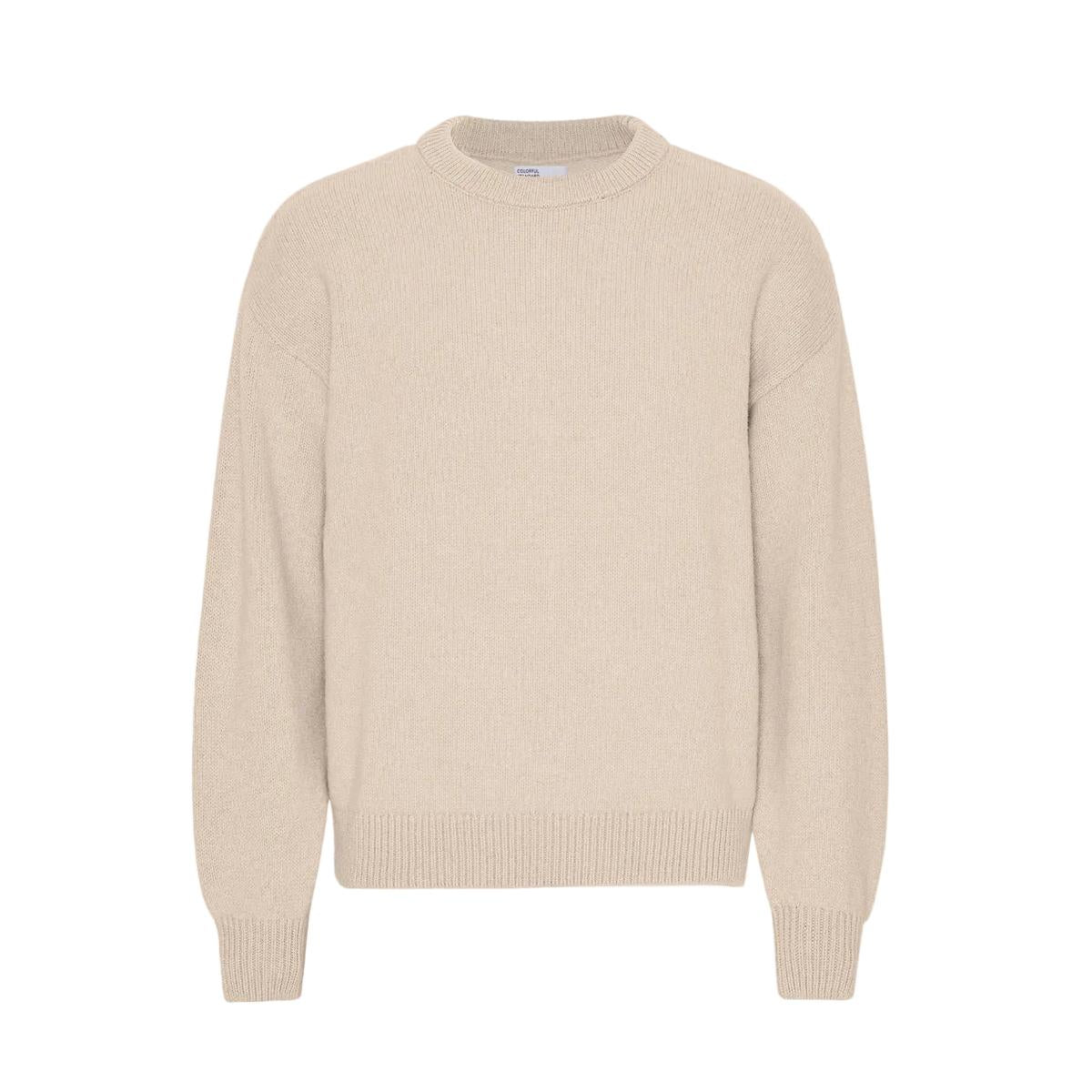 Colorful Standard Oversized Merino Wool Crew - Ivory White