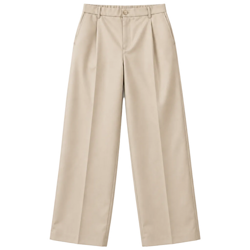Belier Gaston Relaxed Fit Trousers in Light Beige
