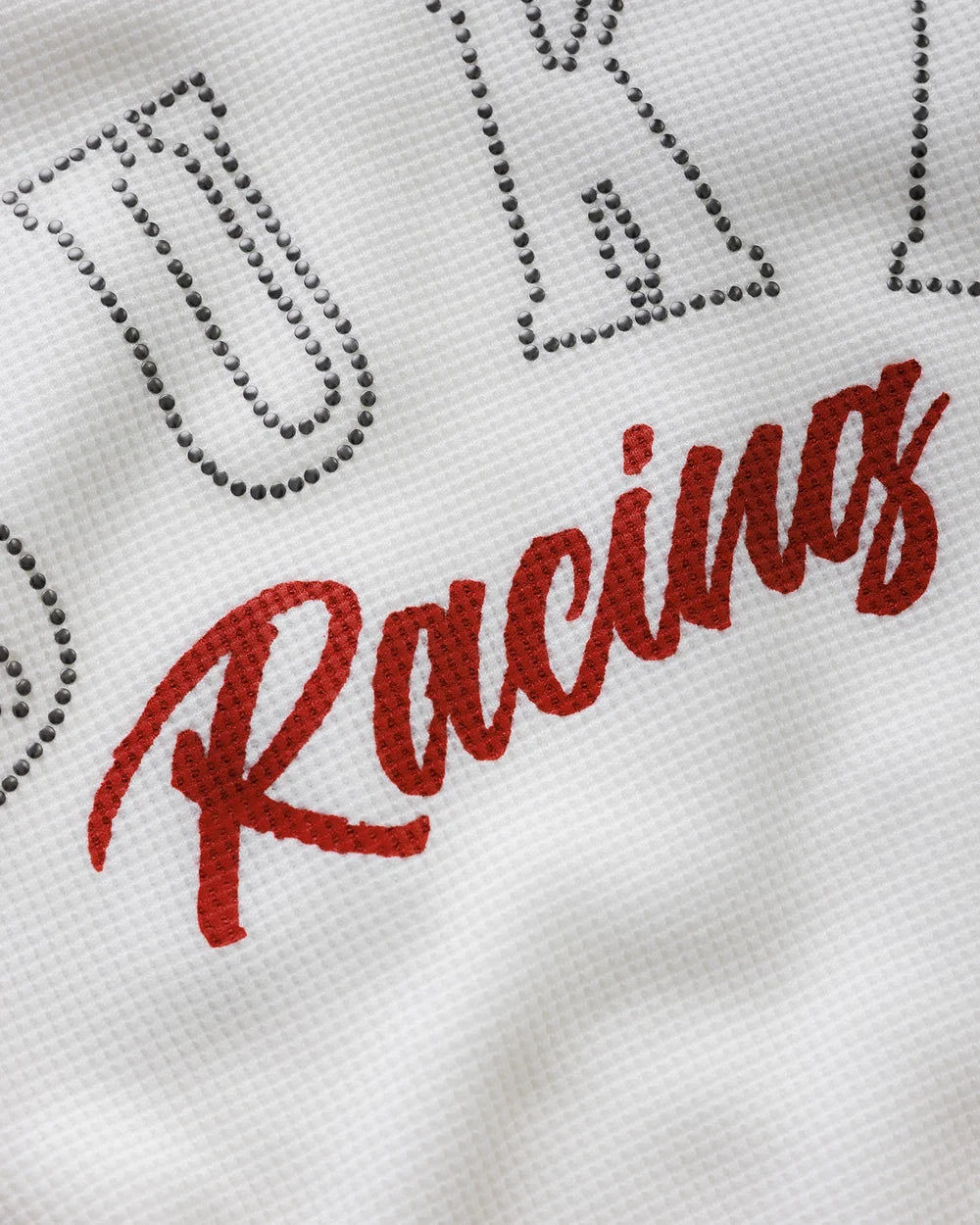 Duke + Dexter DR4 White Track Waffle Top