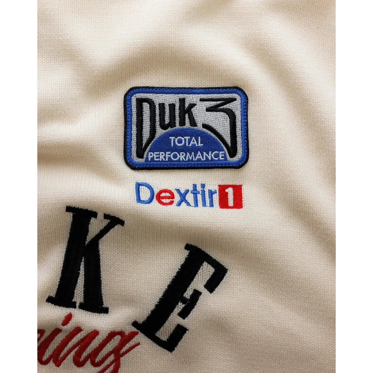 Duke + Dexter DR4 Cream Racing Polo