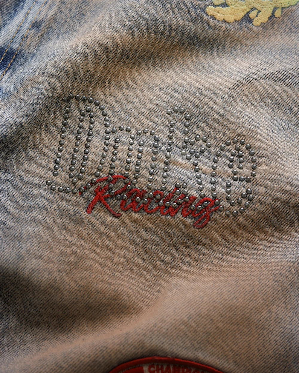 Duke + Dexter DR4 Trackside Washed Denim Blue Jeans