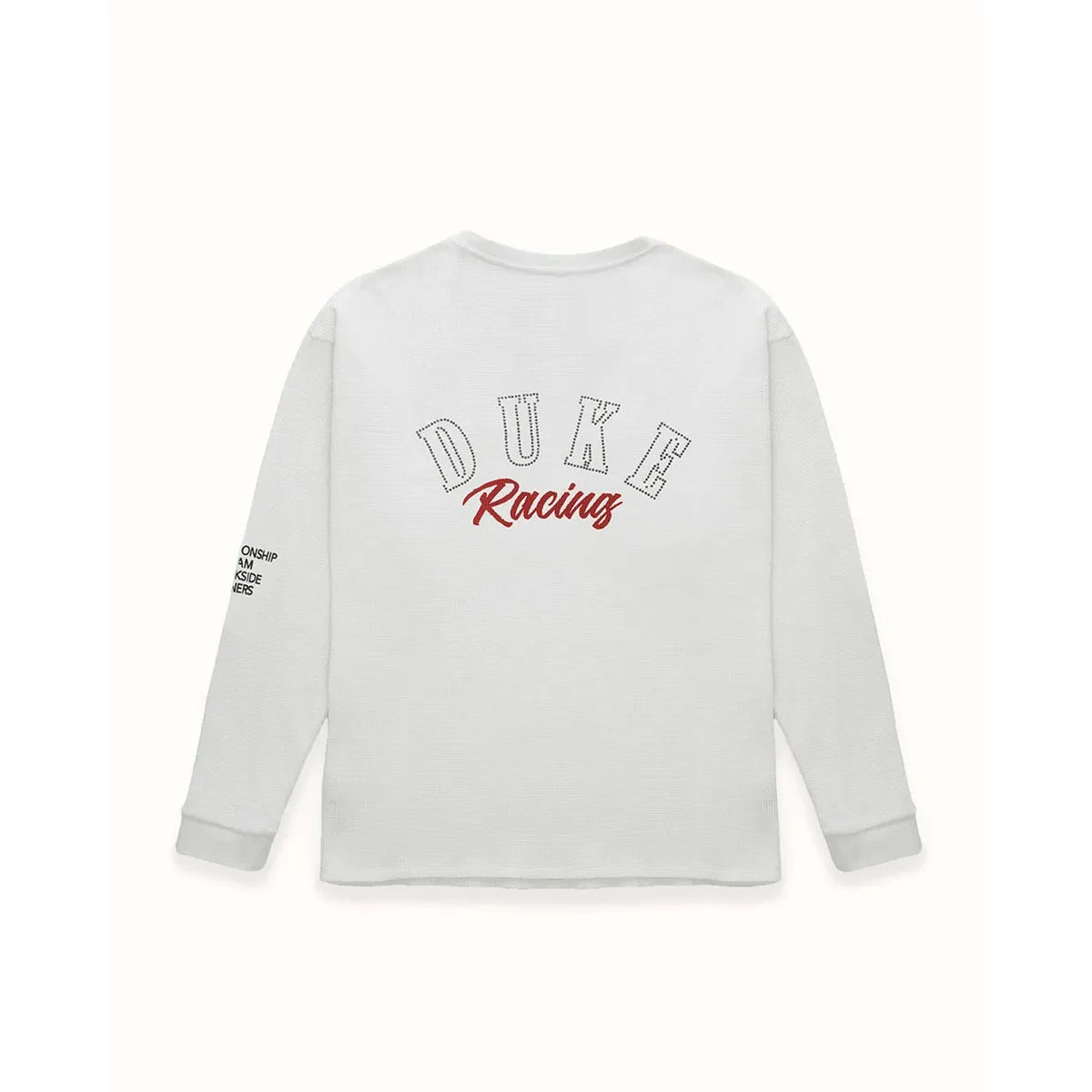 Duke + Dexter DR4 White Track Waffle Top