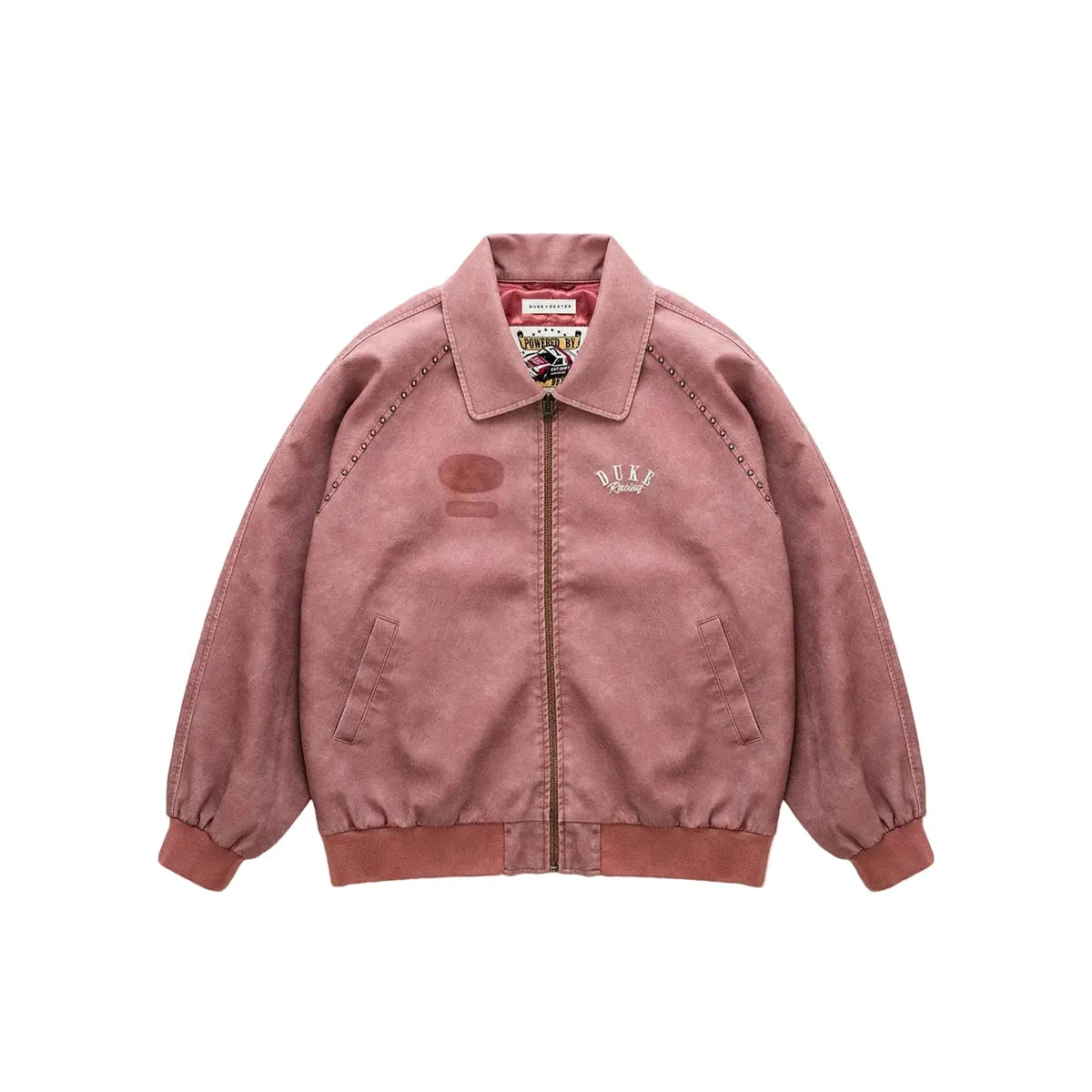 Duke + Dexter DR4 Sun Faded Rose Bomber Jacket