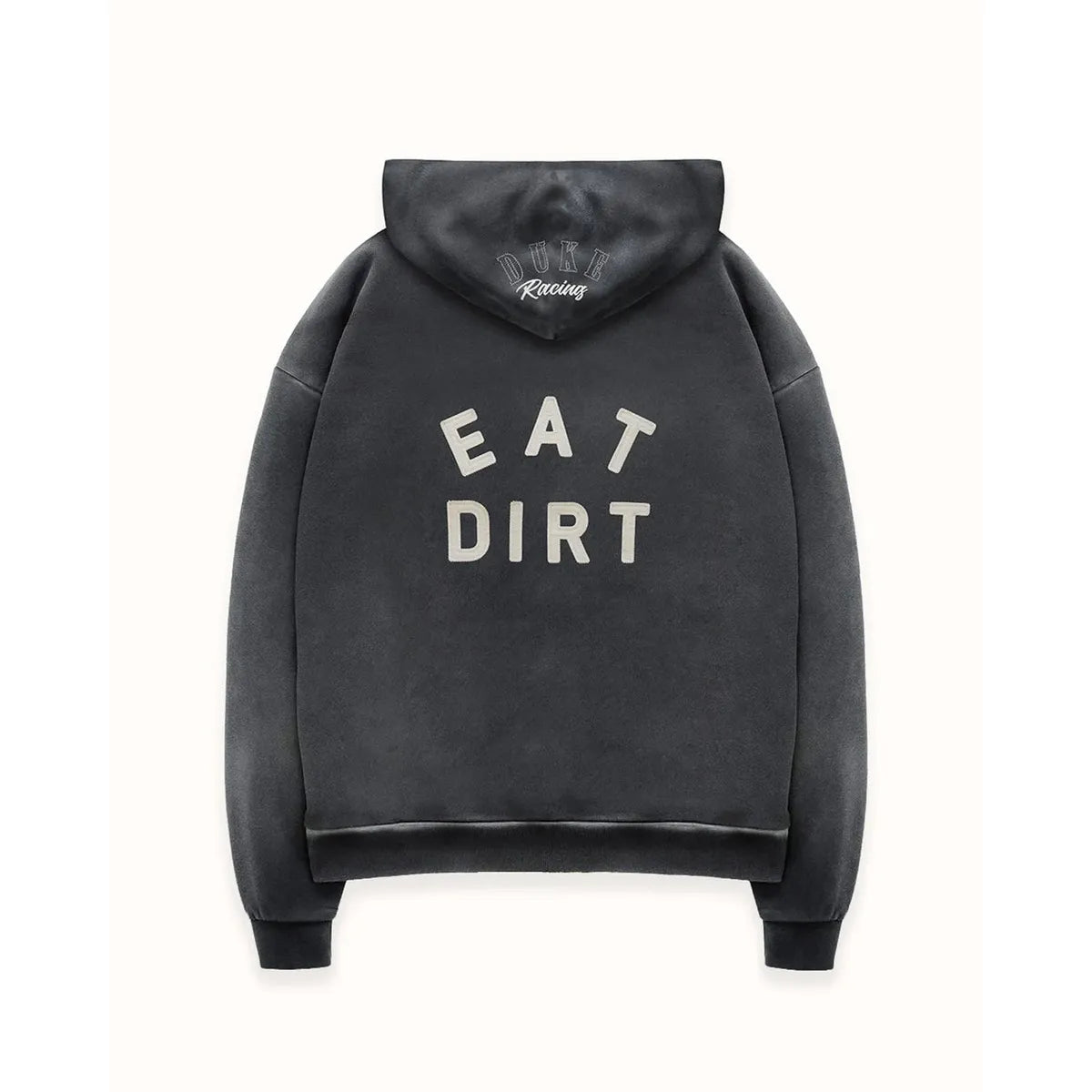 Duke + Dexter DR4 Eat Dirt Washed Black Zip Hoodie