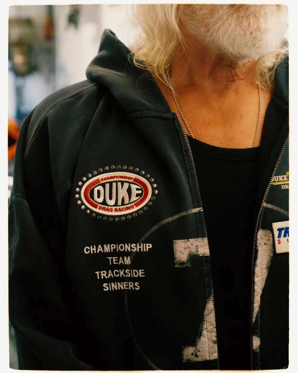 Duke + Dexter DR4 Eat Dirt Washed Black Zip Hoodie