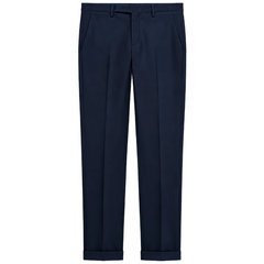 Briglia 1949 BG03P Stretch Poplin Trousers in Navy