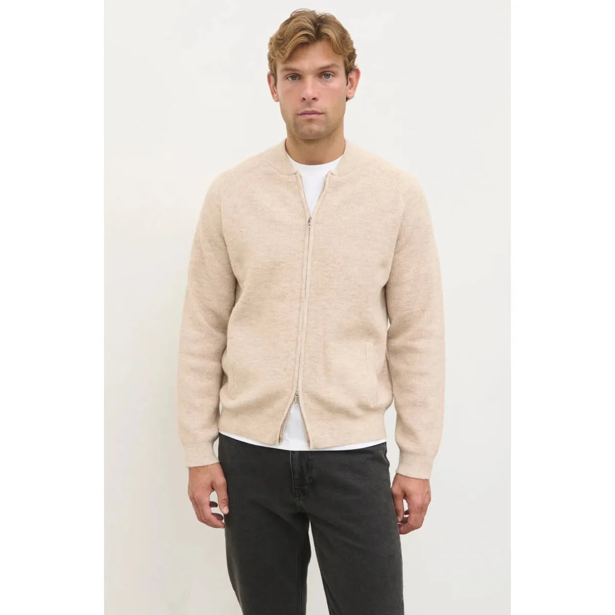 NOBL Felix Boucle Bomber Mocha