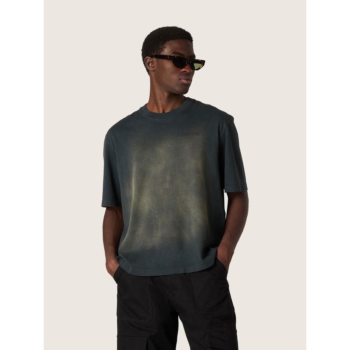 Golden Goose Cotton Jersey T-Shirt in Black with Embroidered Logo