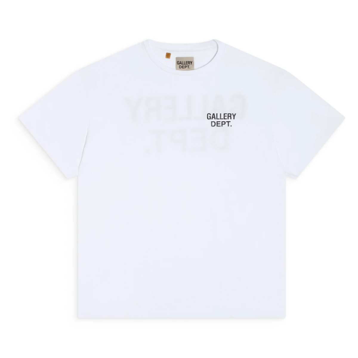 Gallery Dept. Logo Dusty Relaxed-fit Tee in Clean White with a Glitter Print