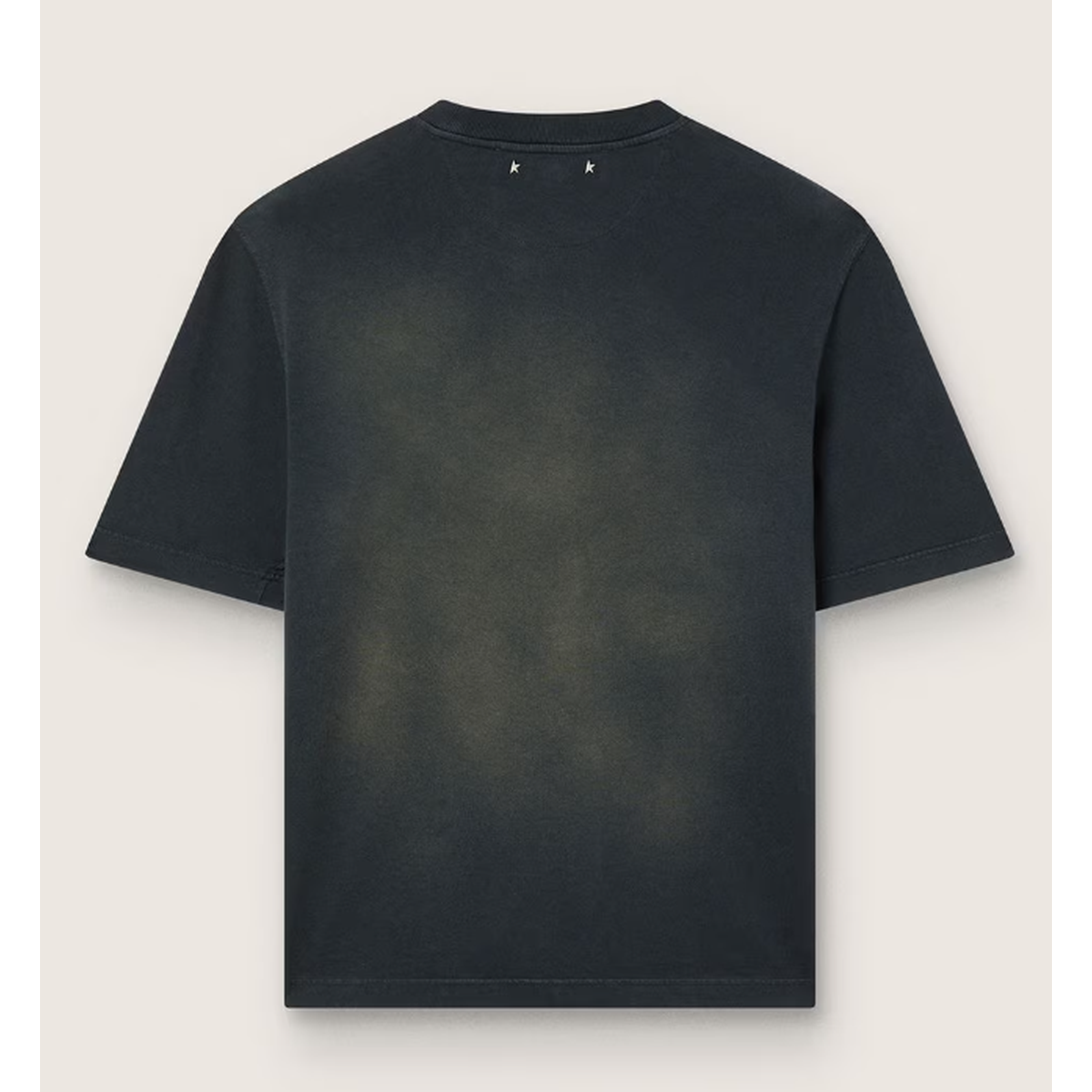 Golden Goose Cotton Jersey T-Shirt in Black with Embroidered Logo