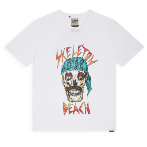 Gallery Dept. Skeleton Beach T-Shirt in Clean White