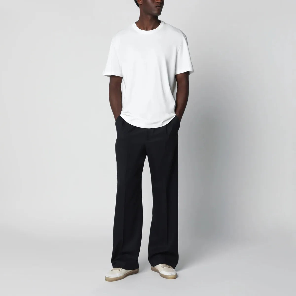 Golden Goose White Basic Cotton T-shirt
