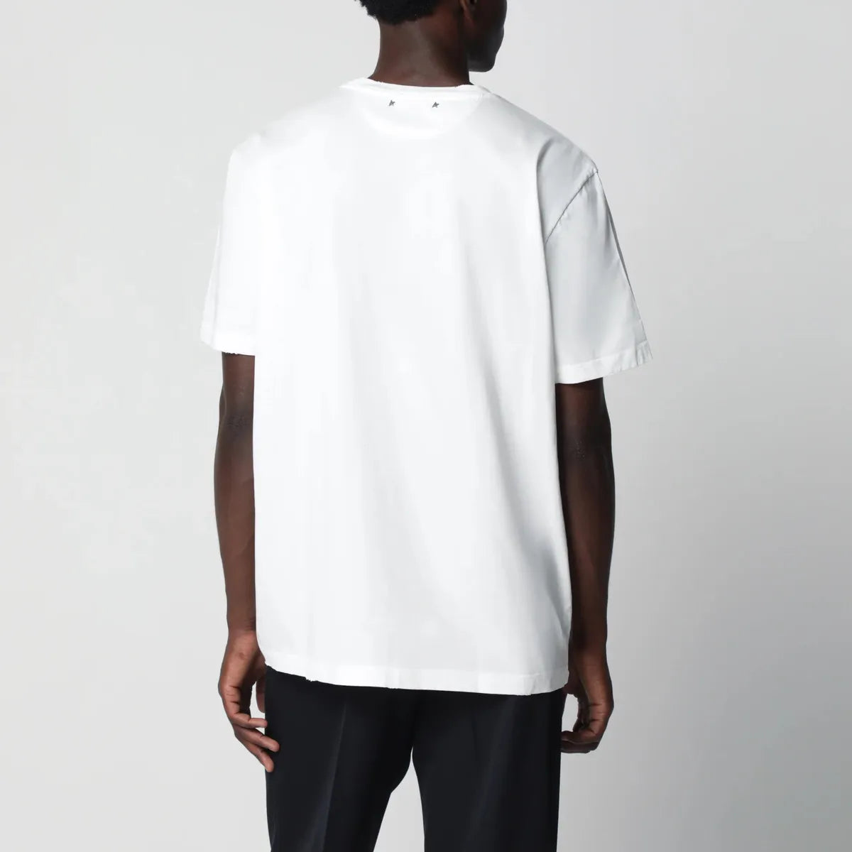 Golden Goose White Basic Cotton T-shirt