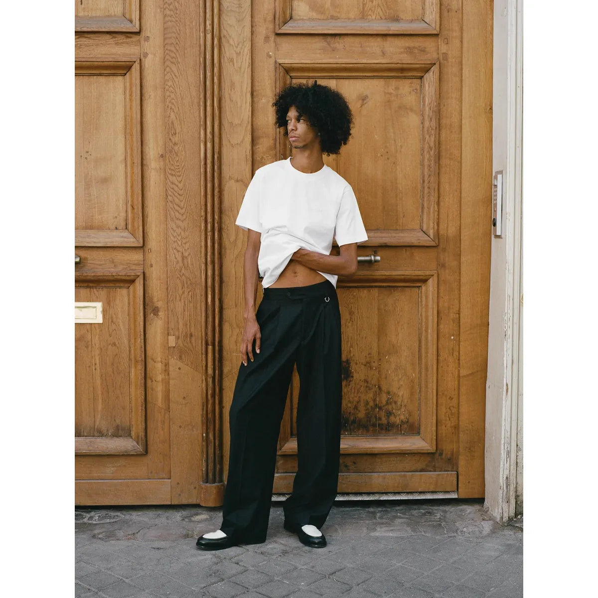Reternity Tailored Baggy Pants - Black