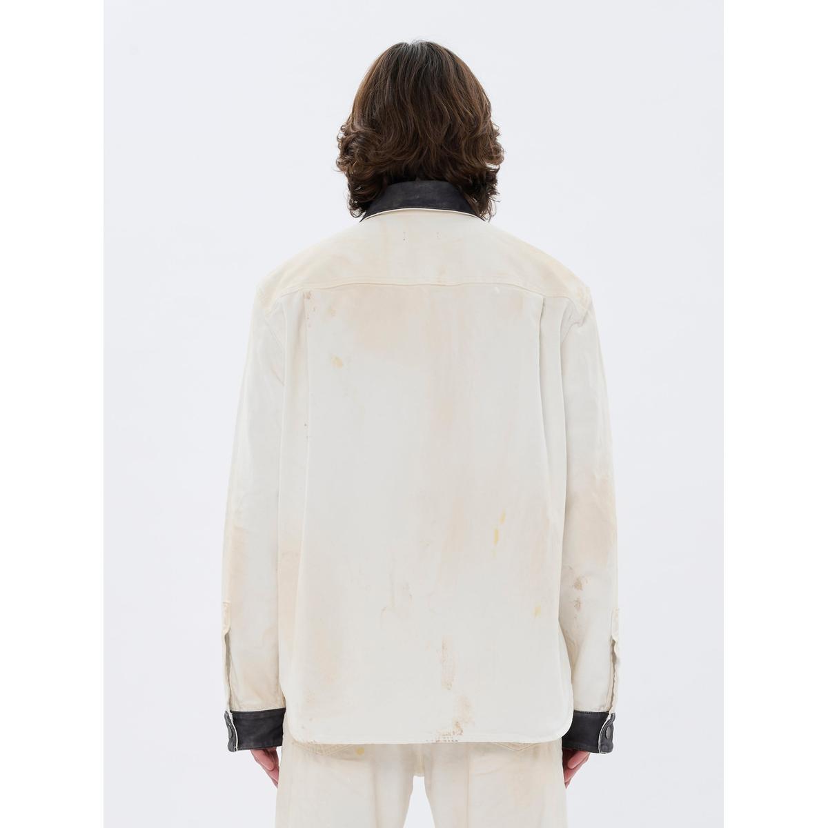 Haikure Arno Pollock White Shirt