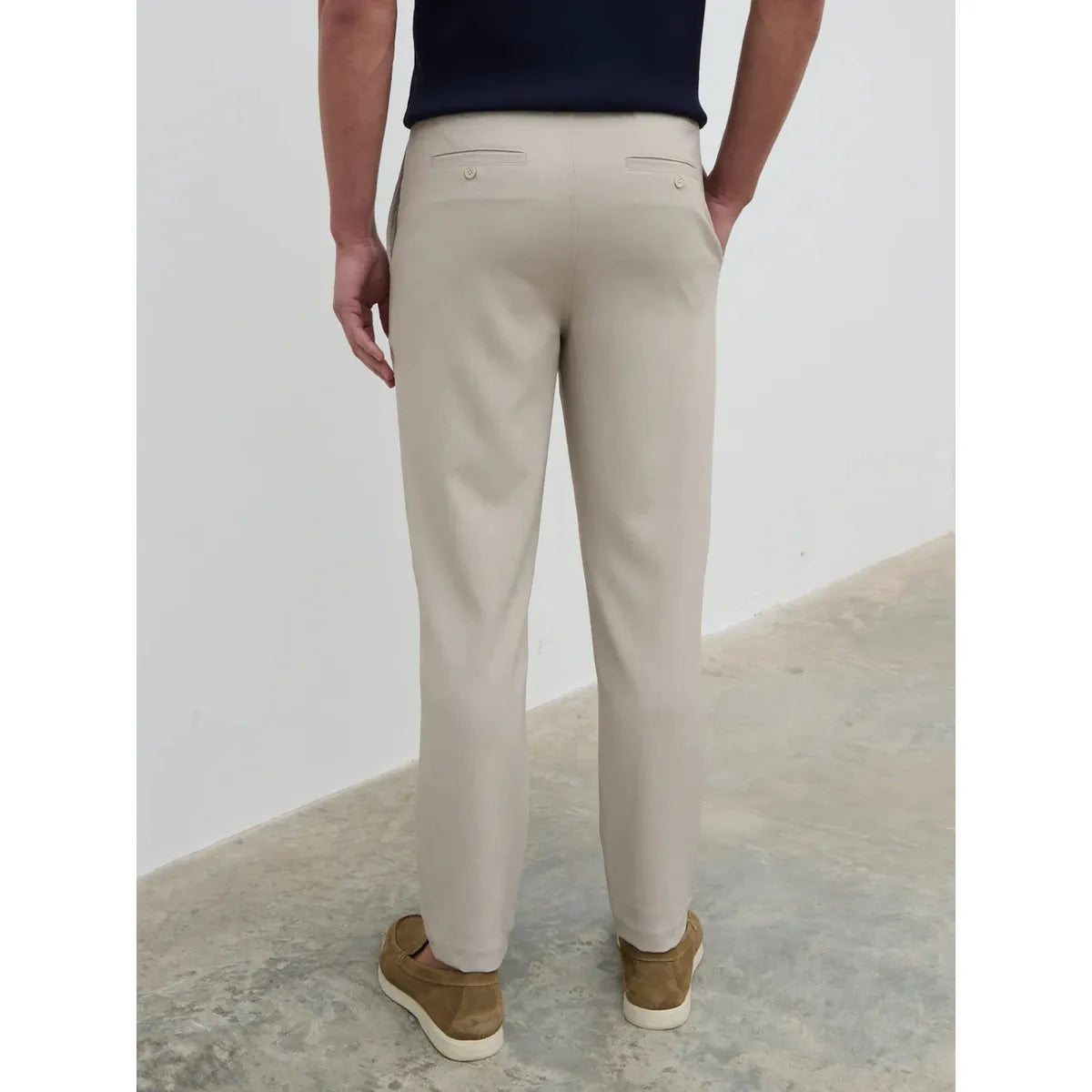 NOBL Hudson Drawstring Trousers stone