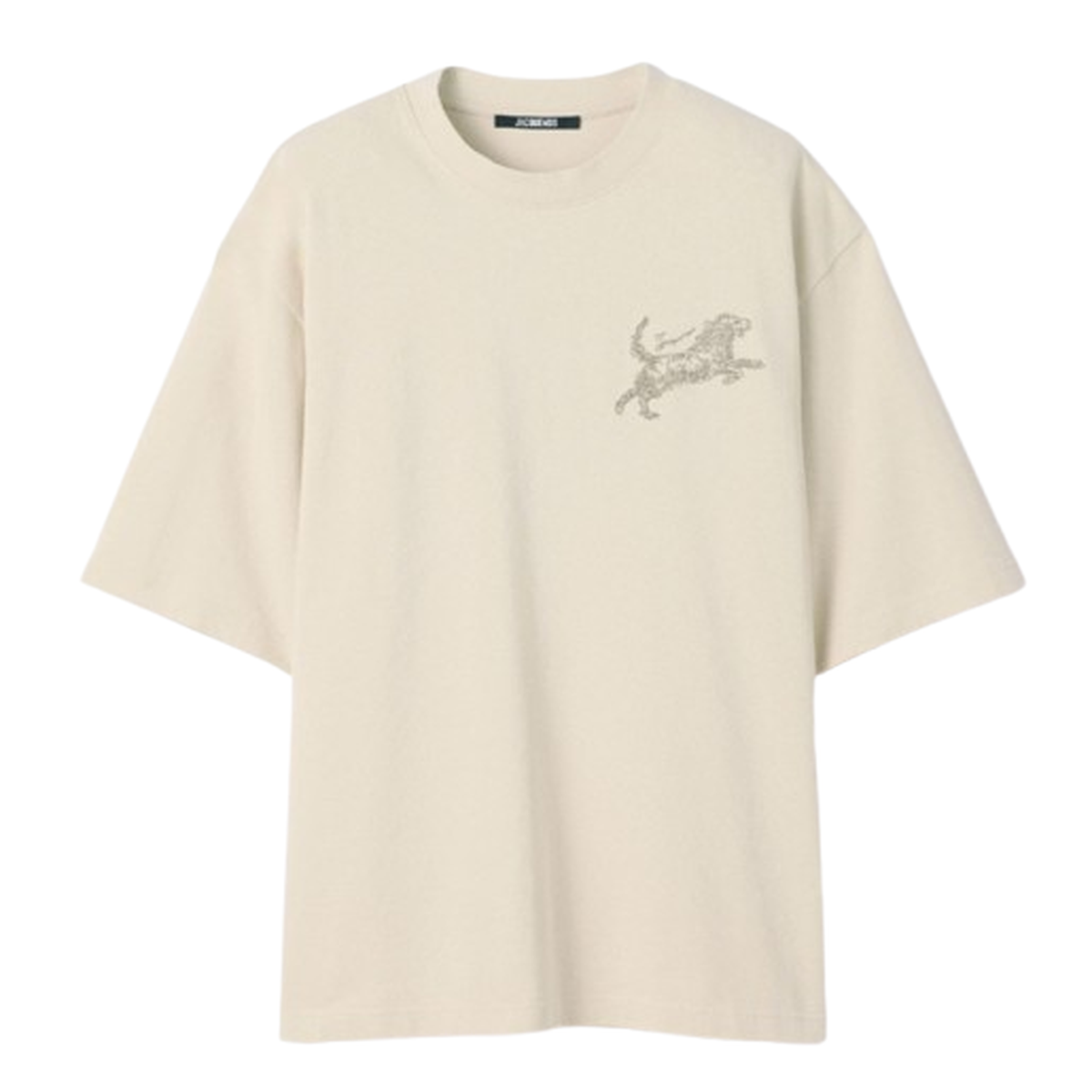 Jacquemus Rita T-Shirt in Multi-Beige