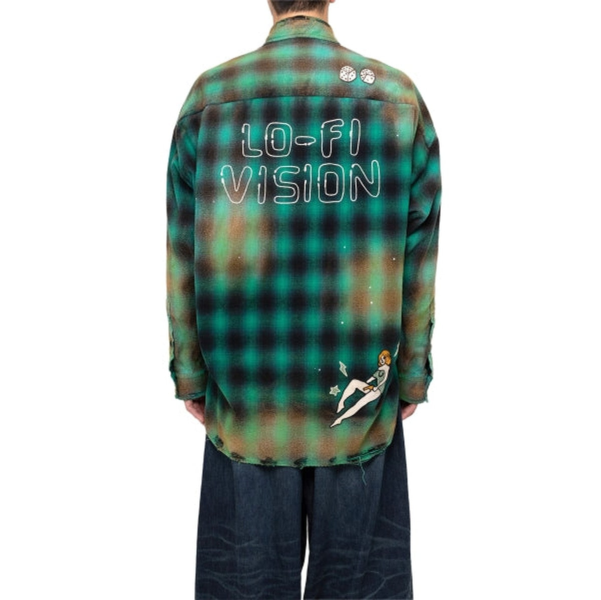 Maison Mihara Vintage-like Check Shirt