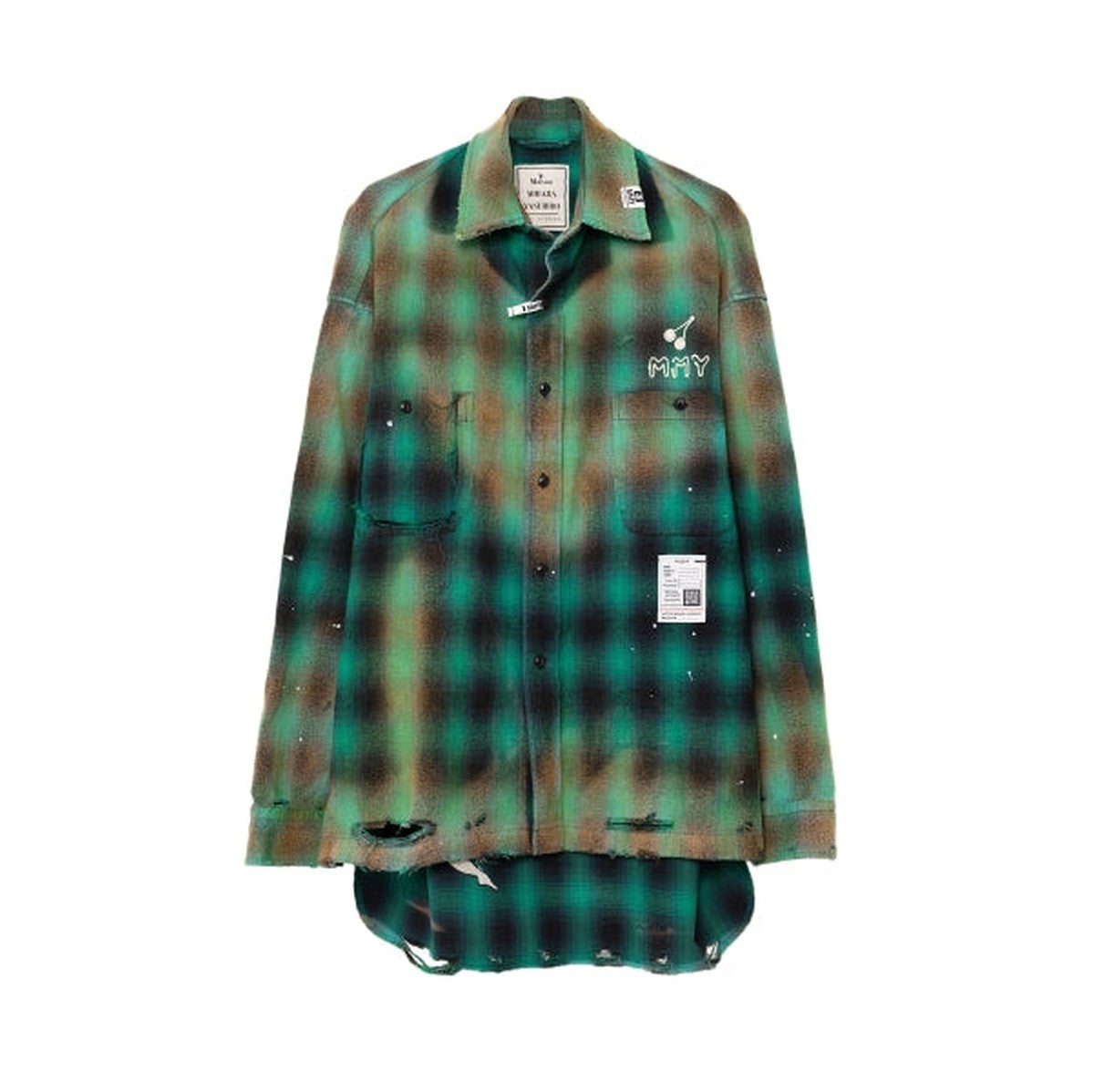 Maison Mihara Vintage-like Check Shirt