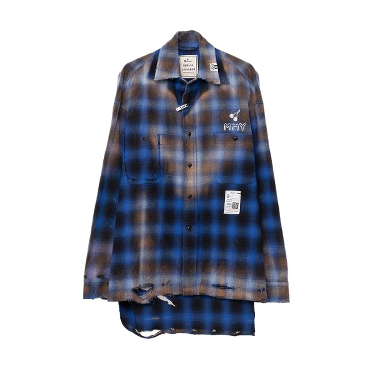 Maison Mihara Vintage-like Check Shirt