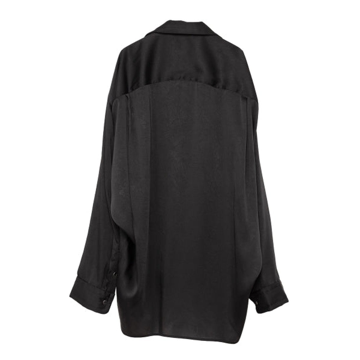 Maison Mihara Long Sleeve Satin Shirt