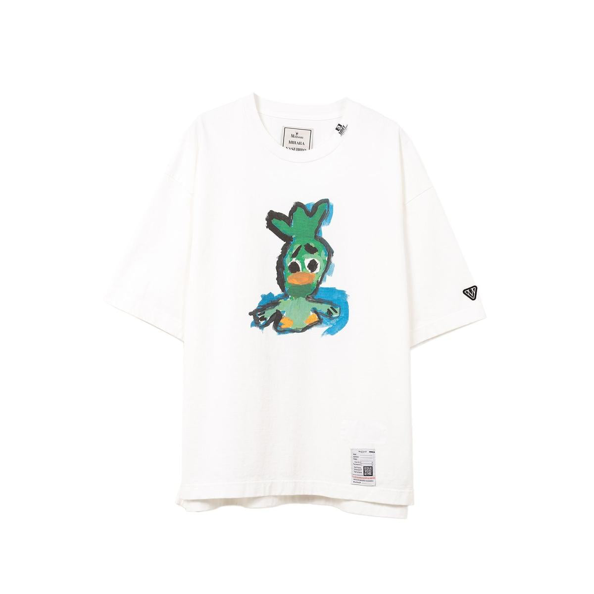 Maison Mihara White Leon Printed T-shirt