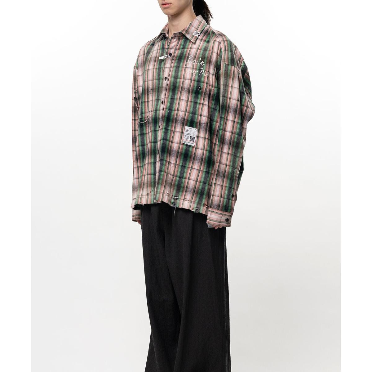 Maison Mihara Vintage Like Check Shirt