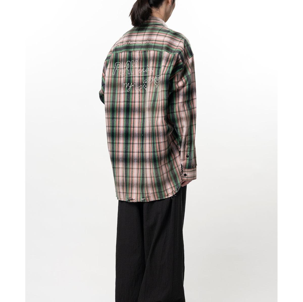 Maison Mihara Vintage Like Check Shirt