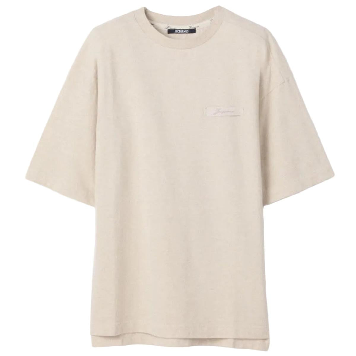 Jacquemus The Ruban T-Shirt in Light Beige