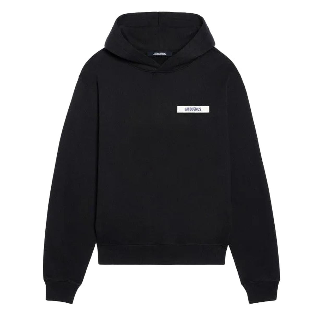 Jacquemus Gros Grain Hoodie in Black