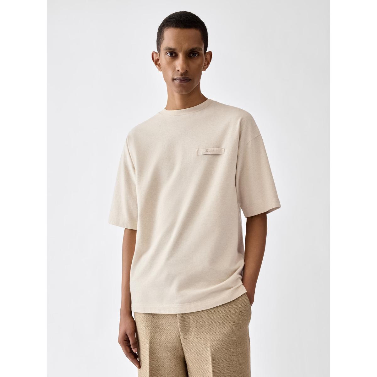 Jacquemus The Ruban T-Shirt in Light Beige