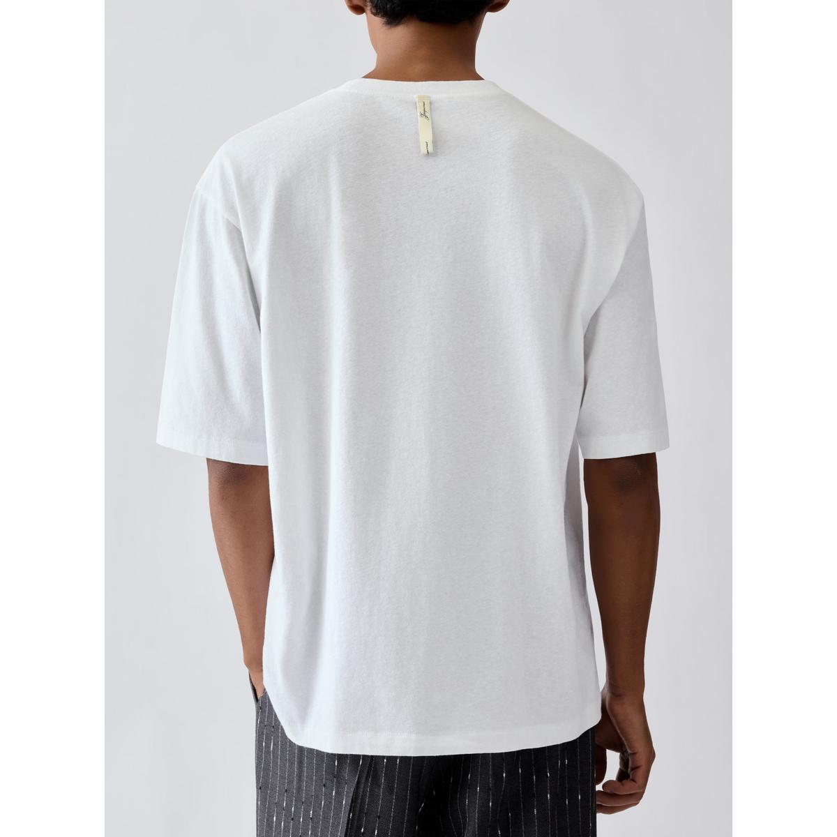 Jacquemus Logo T-Shirt in White