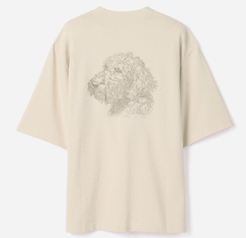 Jacquemus Rita T-Shirt in Multi-Beige