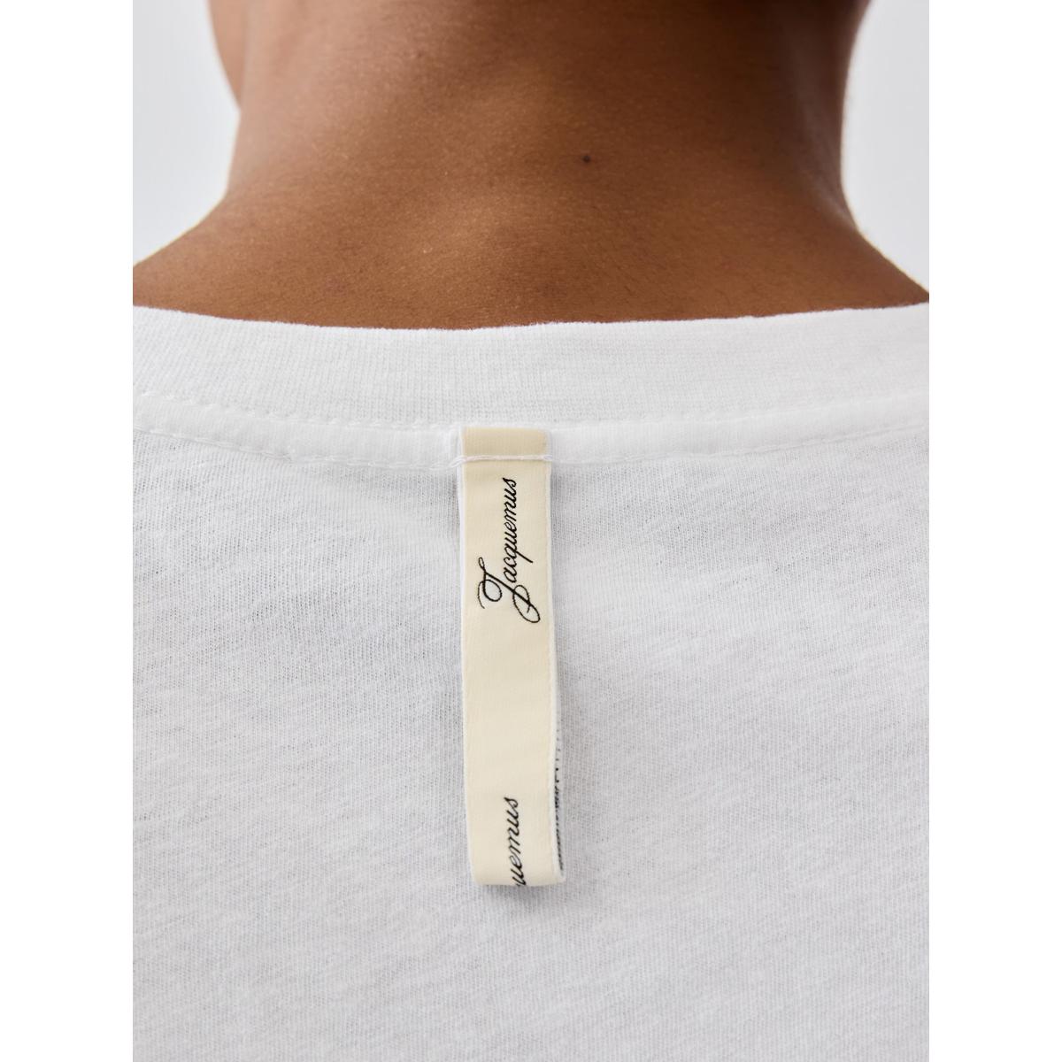 Jacquemus Logo T-Shirt in White