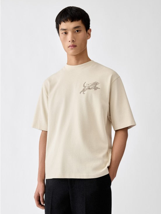 Jacquemus Rita T-Shirt in Multi-Beige