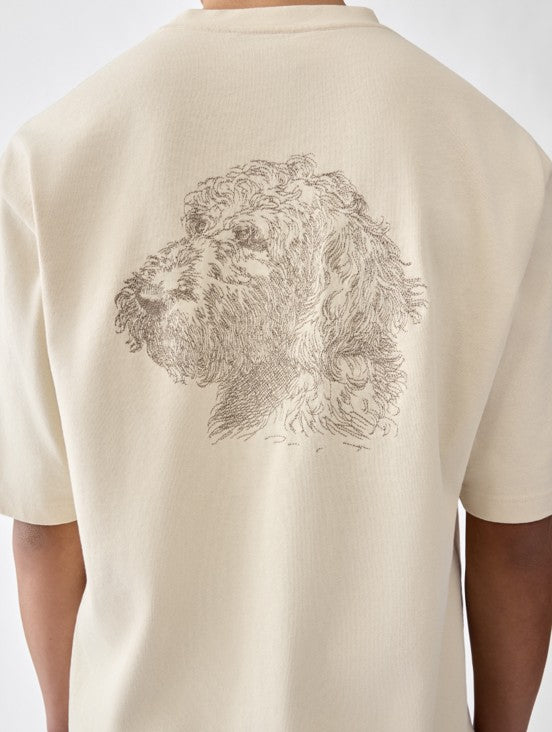 Jacquemus Rita T-Shirt in Multi-Beige