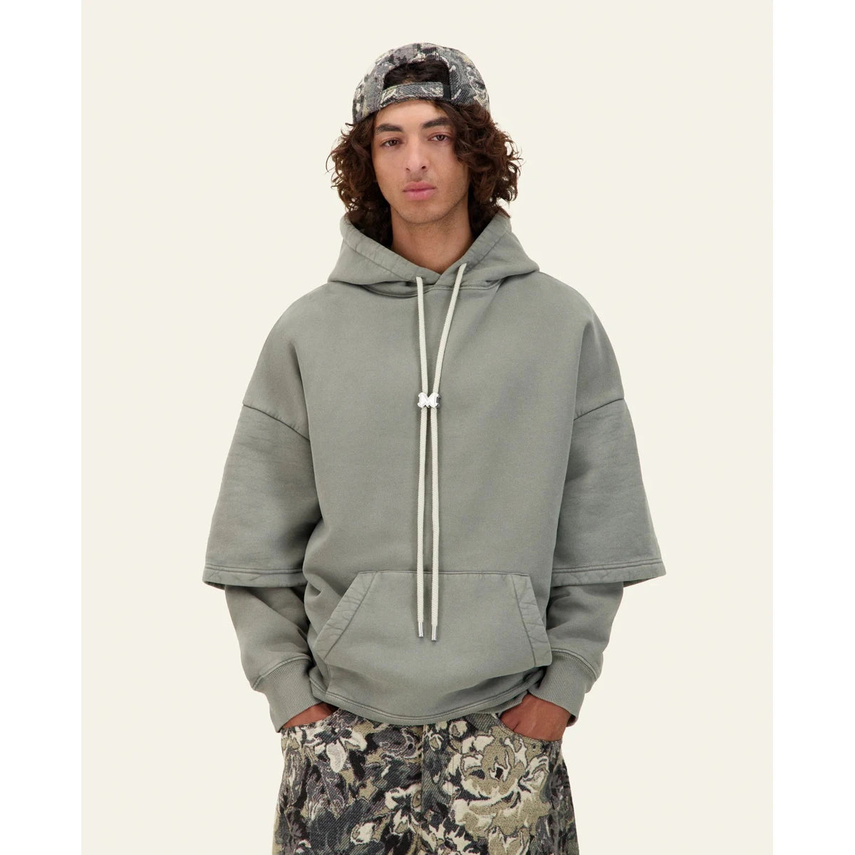 Mouty Joss Khaki Hooded Sweatshirt