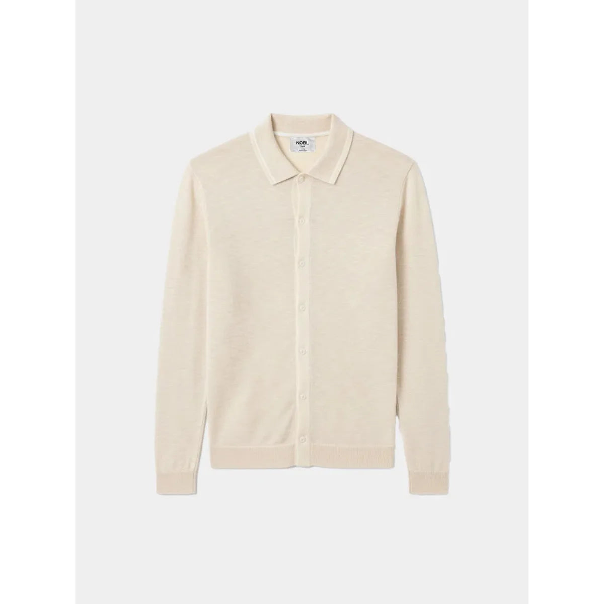 NOBL Koda Button Down Tipped Knit Shirt