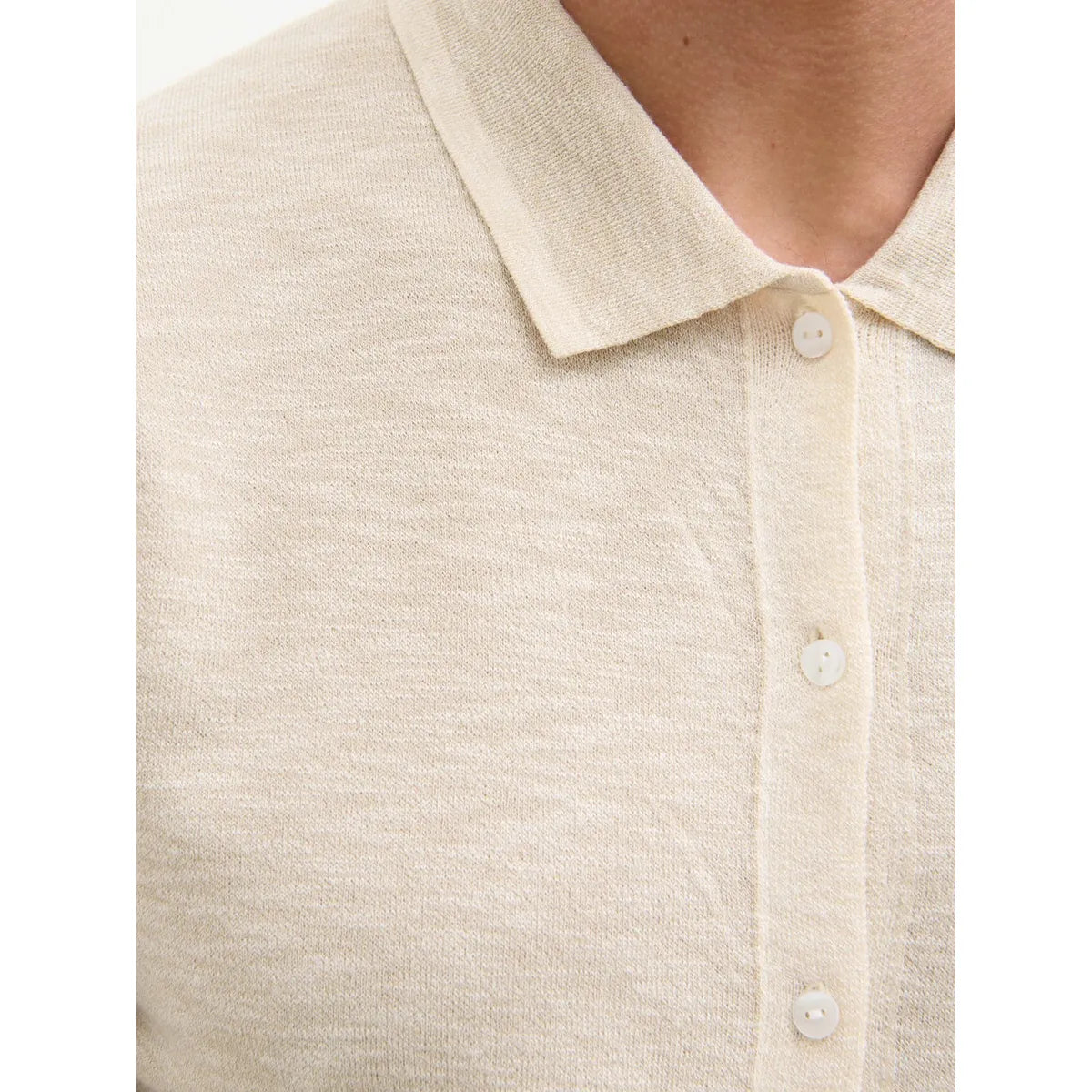 NOBL Koda Button Down Tipped Knit Shirt