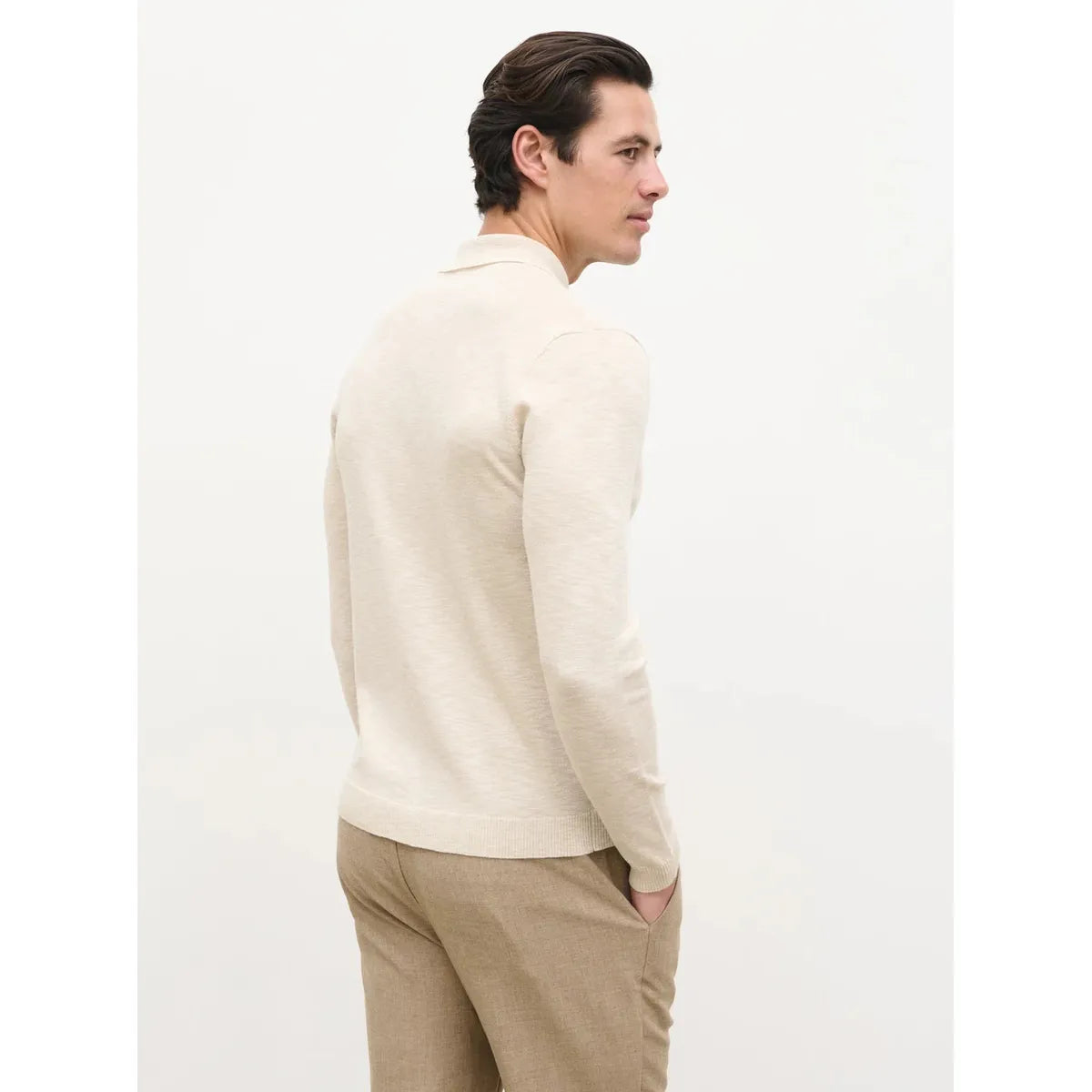 NOBL Koda Button Down Tipped Knit Shirt