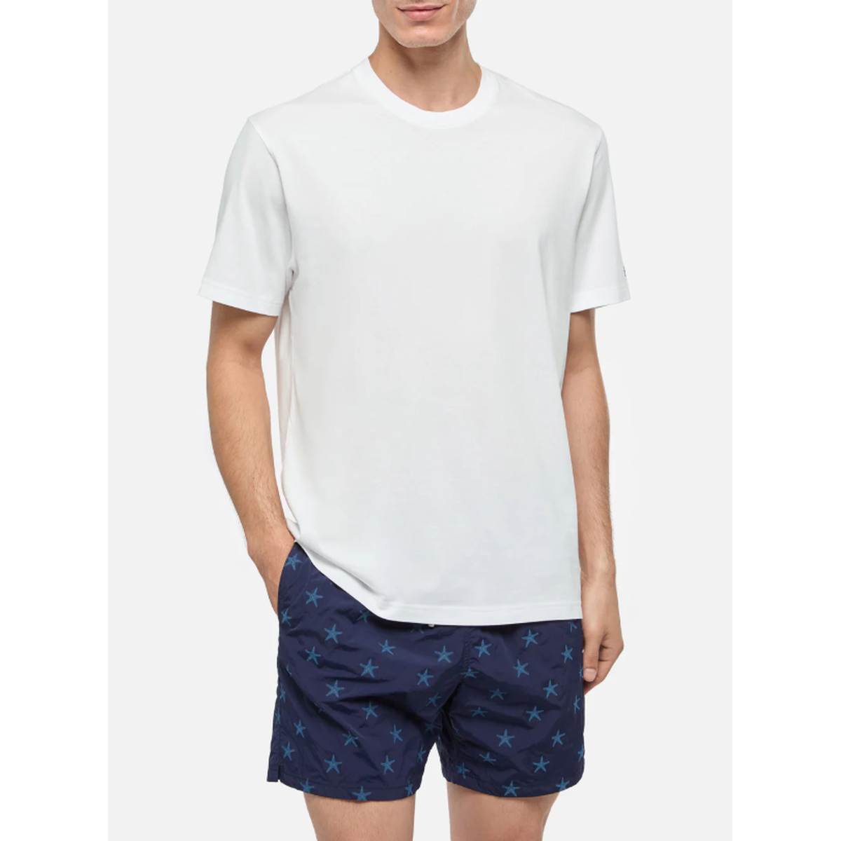 MC2 Saint Barth Dover White T-Shirt With St. Barth Embroidery