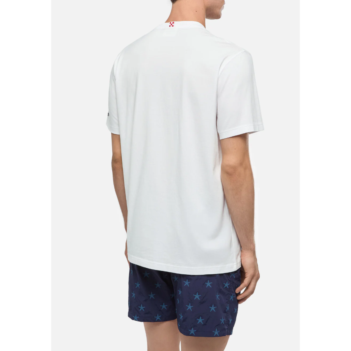 MC2 Saint Barth Dover White T-Shirt With St. Barth Embroidery